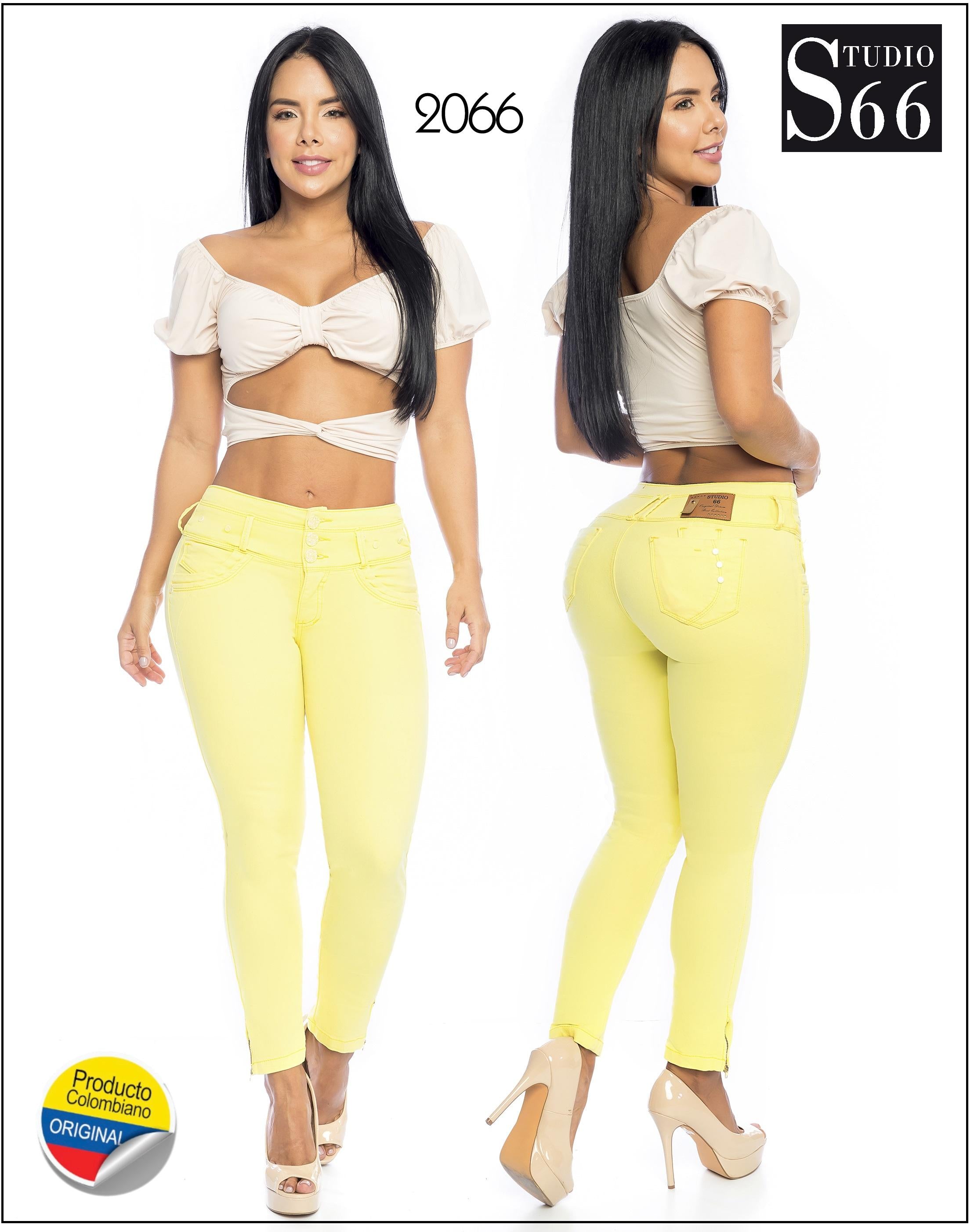 Ref. 061 -2066 Jean Levantacola Colombiano - Ropa Colombiana