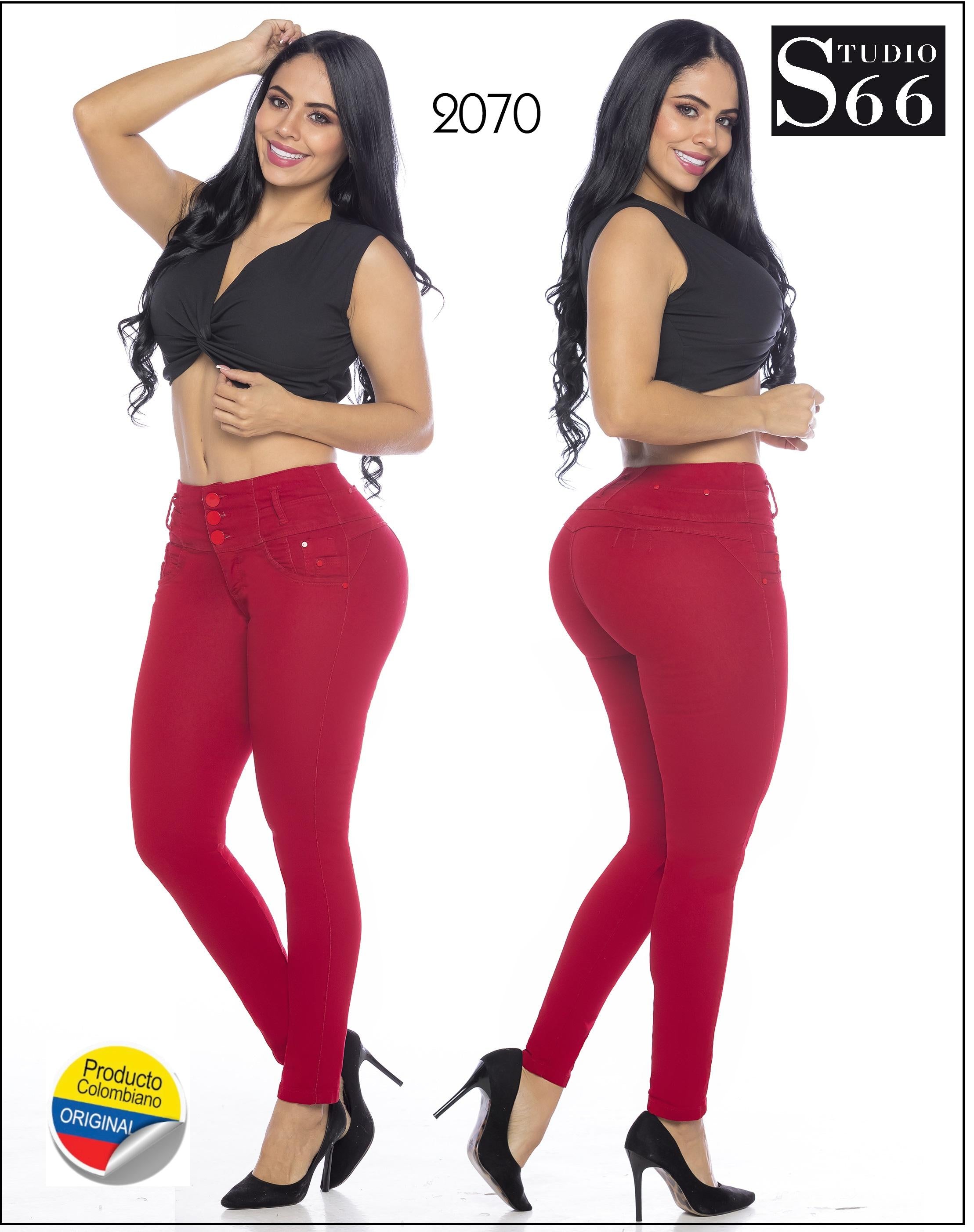 Ref. 061 -2070 Jean Levantacola Colombiano - Ropa Colombiana