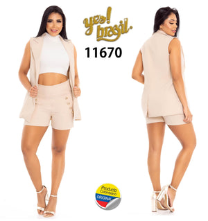 Ref. 018 -11670 Conjunto Colombiano Yes brazil - Ropa Colombiana