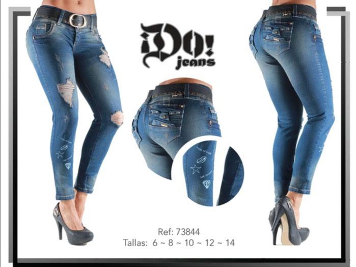 Ref. 039 -73844 JEANS LEVANTACOLA COLOMBIANO - Ropa Colombiana