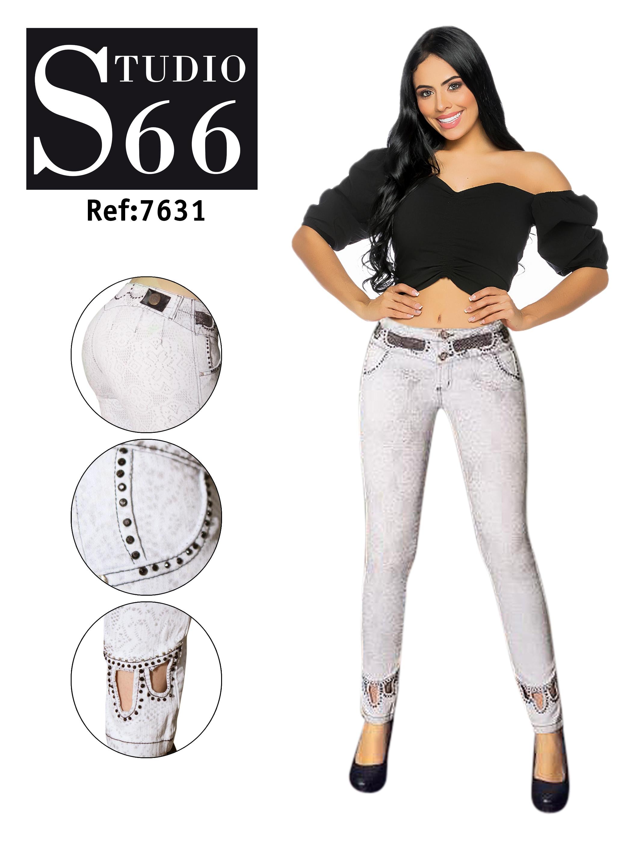 Ref. 014 -7631 Jean Belleza Latina - Ropa Colombiana