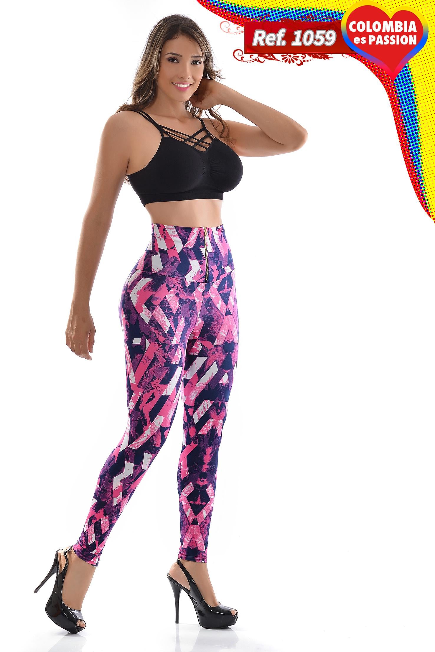 Ref. 008 -1059 Leggings Reductor Push up - Ropa Colombiana