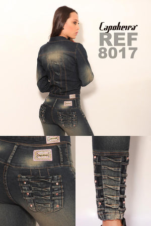 Ref. 007 -8017 Conjunto Vaqueros Levanta cola Colombianos - Ropa Colombiana