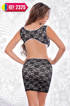 Ref. 004 -2325 Vestido Promoción Cereza - Ropa Colombiana