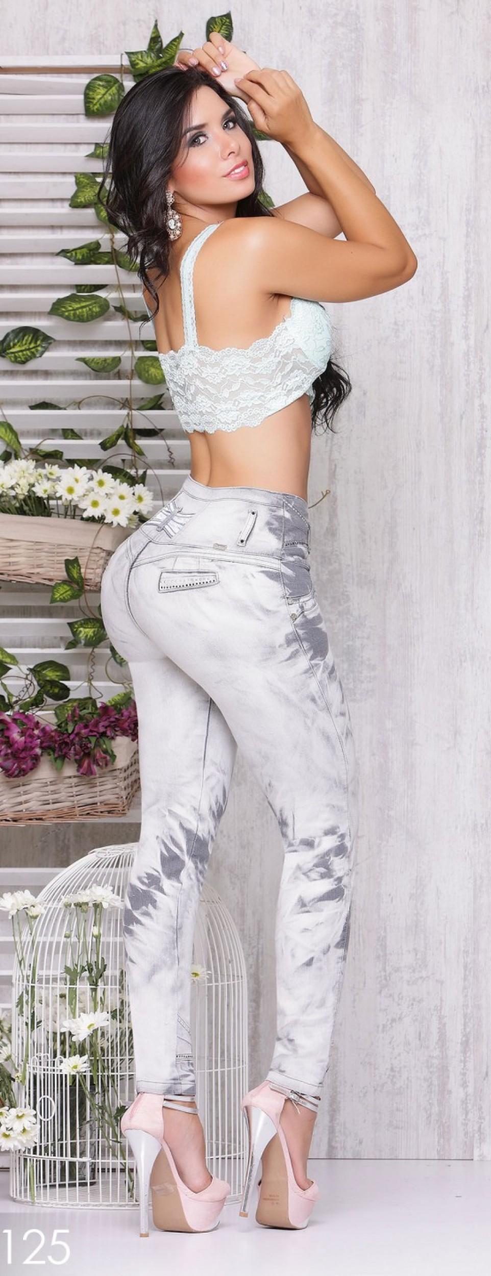 Ref. 001 -7125 Pantalón Doble Color - Ropa Colombiana