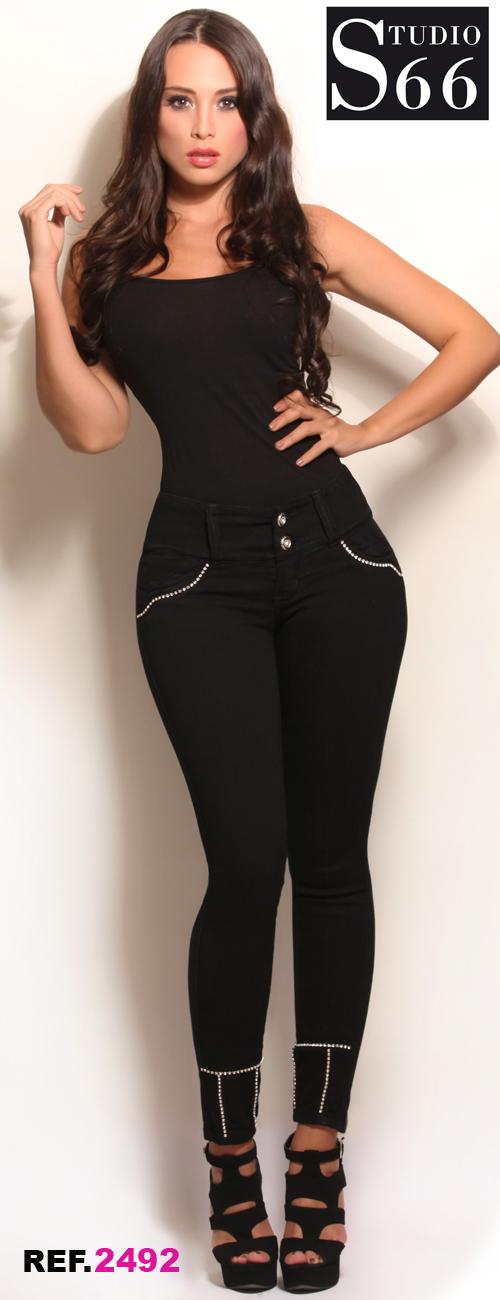 Ref. 014 -2492 Jean Elegancia Intensa - Ropa Colombiana