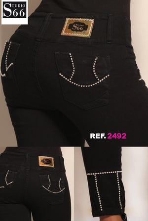 Ref. 014 -2492 Jean Elegancia Intensa - Ropa Colombiana