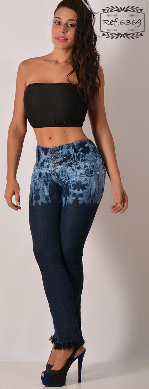 Ref. 006 -6369Desflecado Jean levantacola - Ropa Colombiana