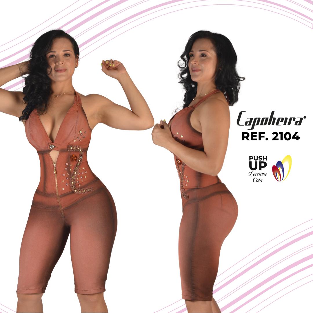 Ref. 007 - 2104C Enterizo Capri Levantacola - Ropa Colombiana