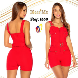 Ref. 058 -BM1559 Enterizo corto colombiano - Ropa Colombiana