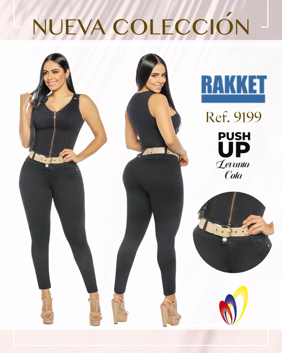 Ref. 006 -9199 Enterizo vaquero colombiano push up - Ropa Colombiana