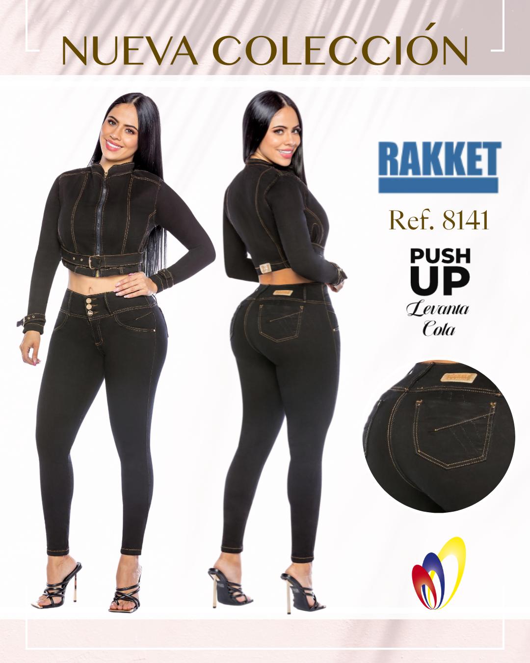Ref. 006 -8141 Conjunto Rakket Colombiano Push Up y Chaqueta Vaquera