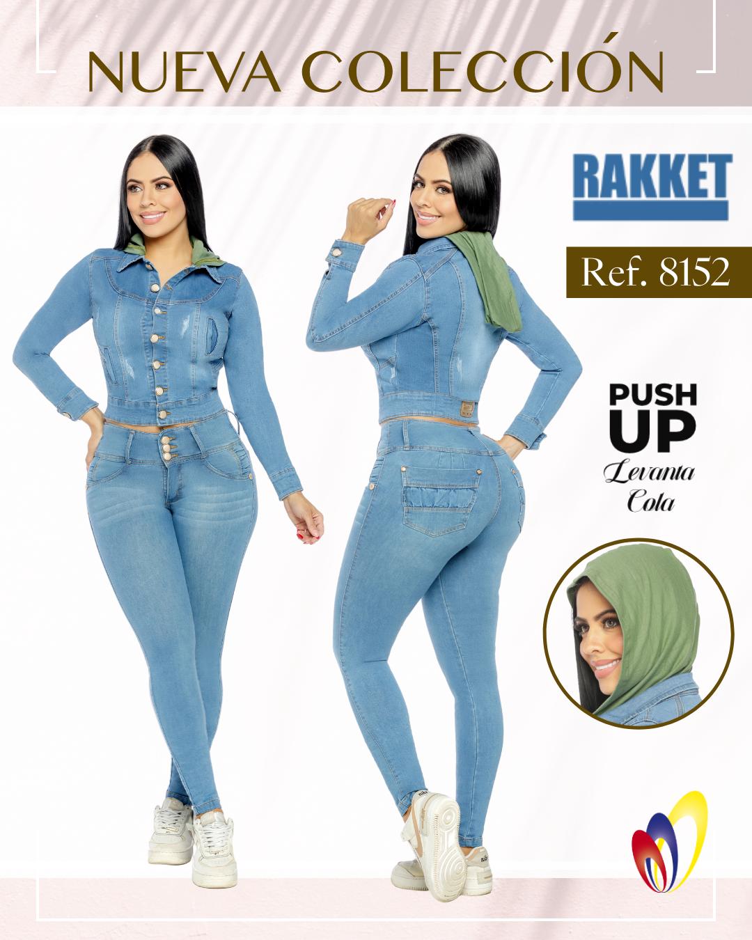 Ref. 006 -8152 Conjunto en jean push up - Ropa Colombiana