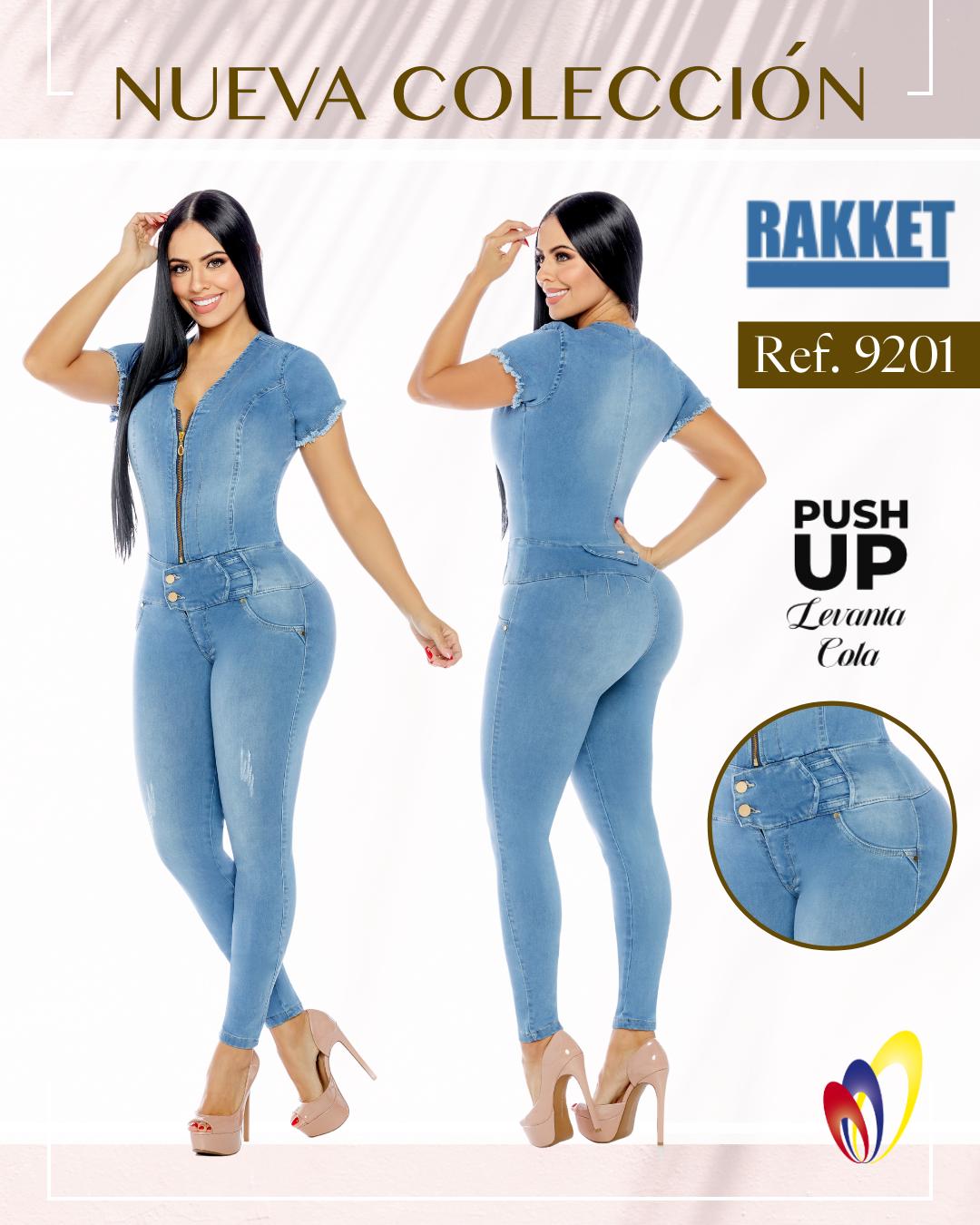 Ref. 006 -9201 Colombian denim jumpsuit