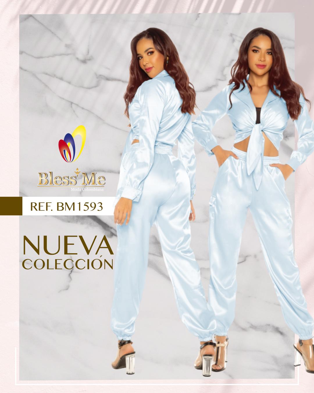 Ref. 058 -BM1593 Conjunto colombiano elegante - Ropa Colombiana