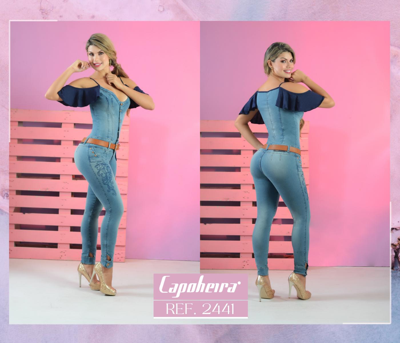Ref. 006 -2441 Enterizo en Jean Levantacola Colombiano