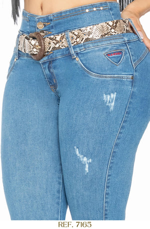 Ref. 006 -7165 Jeans Push Up Colombiano - Ropa Colombiana