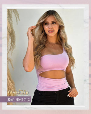 Ref. 741258 -BM1742 Blusa colombiana manga corta de verano - Ropa Colombiana