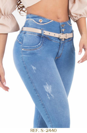 Ref. 037 -S-2440 Vaquero push up colombiano - Ropa Colombiana