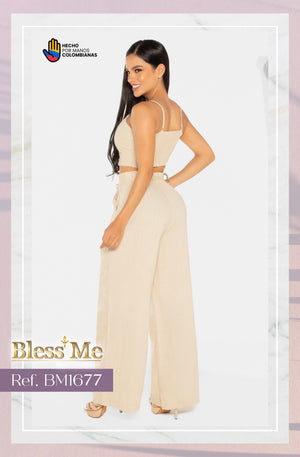 Ref. 058 -BM1677 Conjunto Largo Colombiano - Ropa Colombiana