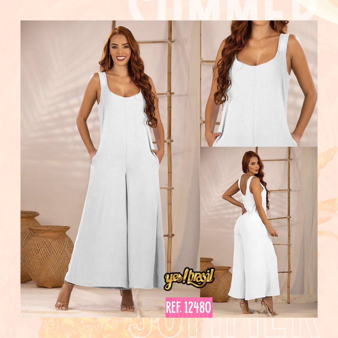 Ref. 018 -12480 Enterizo Largo Colombiano - Ropa Colombiana