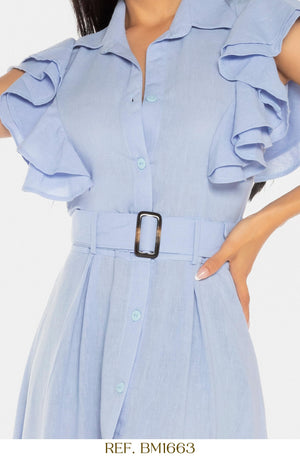Ref. 058 -BM1663 Vestido de Fiesta Largo - Ropa Colombiana