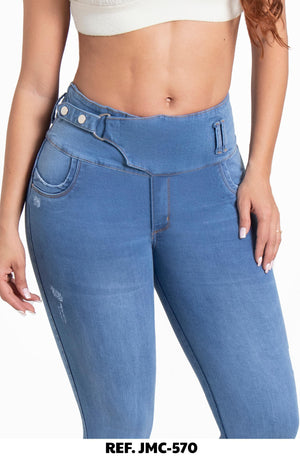 Ref. 037 -JMC570 Jean Push Up Colombiano - Ropa Colombiana