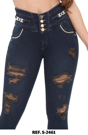 Ref. 037 -S-2461 Jean Colombiano Push Up - Ropa Colombiana