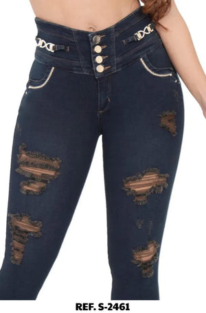 Ref. 037 -S-2461 Jean Colombiano Push Up - Ropa Colombiana