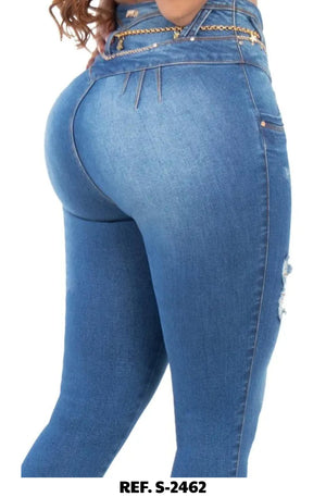 Ref. 037 -S-2462 Jean Colombiano Push Up - Ropa Colombiana