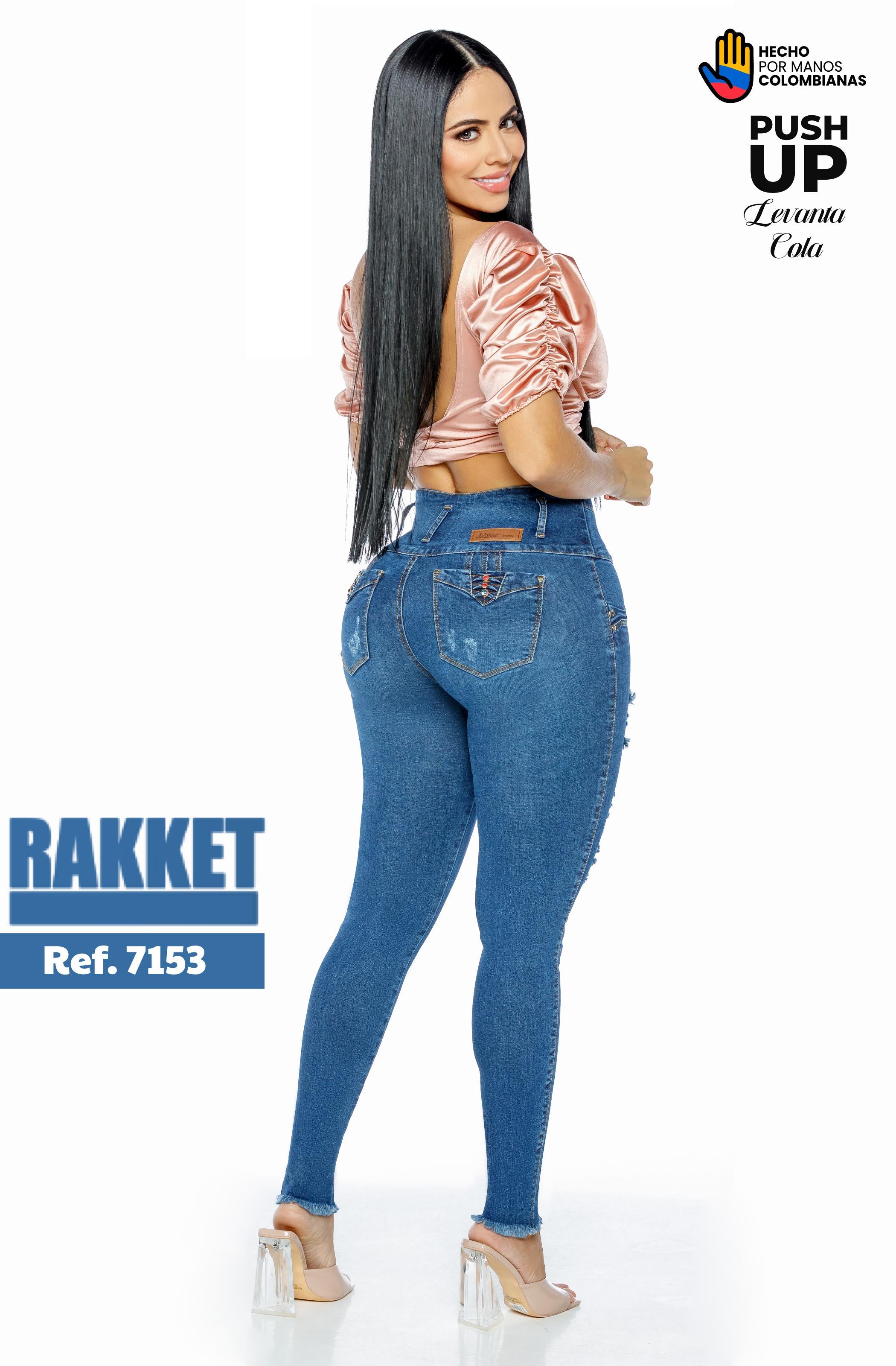 Ref. 006 -7153 Jeans Colombianos Push Up - Ropa Colombiana