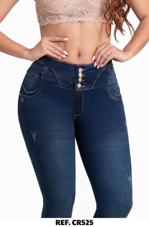 Ref. 037 -CR525 Jean Push Up Colombiano - Ropa Colombiana