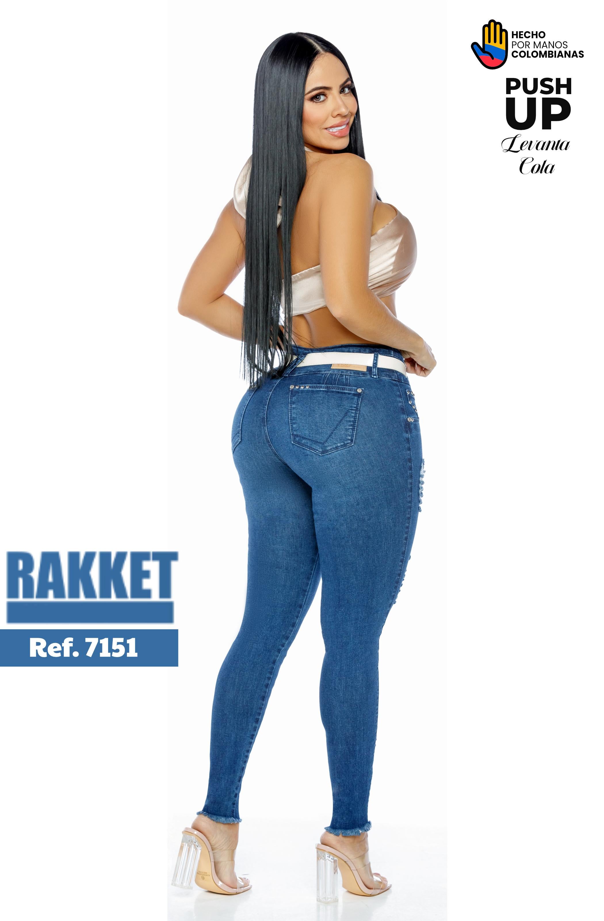 Ref. 006 -7151 Colombian Push Up Jeans