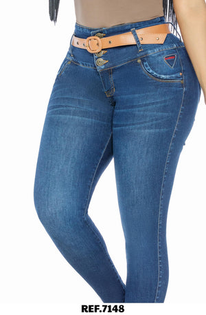 Ref. 006 -7148 Jeans Colombianos Push Up - Ropa Colombiana