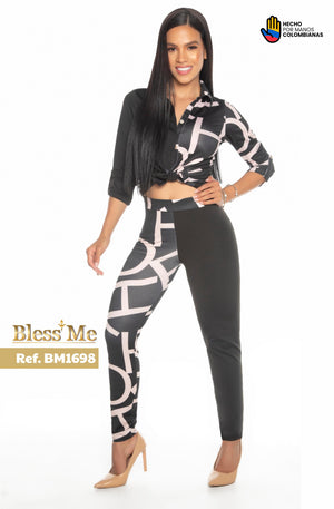 Ref. 058 -BM1698 Conjunto Largo Colombiano - Ropa Colombiana