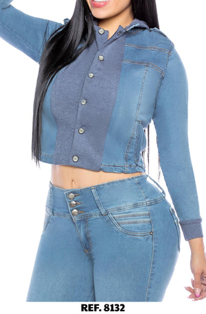 Ref. 006 -8132 Conjunto Largo Colombiano - Ropa Colombiana