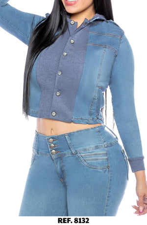 Ref. 006 -8132 Conjunto Largo Colombiano - Ropa Colombiana
