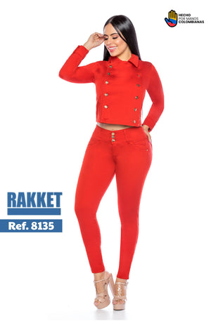 Ref. 006 -8135 Conjunto Largo Colombiano - Ropa Colombiana