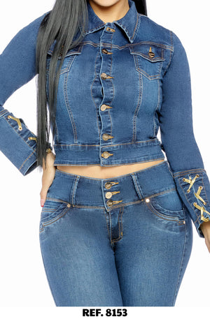 Ref. 006 -8153 Conjunto Largo Colombiano - Ropa Colombiana