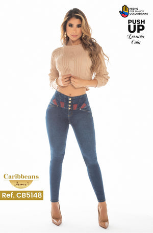 Ref. 041 -CB5148 Jeans Colombiano Push Up - Ropa Colombiana