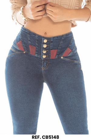 Ref. 041 -CB5148 Jeans Colombiano Push Up - Ropa Colombiana