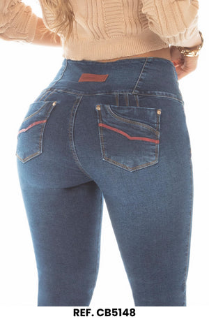 Ref. 041 -CB5148 Jeans Colombiano Push Up - Ropa Colombiana