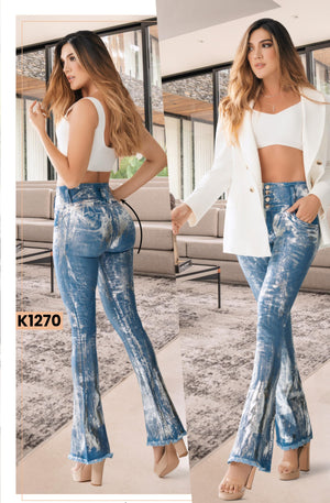 Ref. 050 -K1270 Jeans Colombianos Push Up - Ropa Colombiana