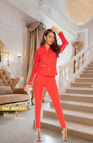 Ref. 058 -BM1591 Conjunto colombiano de fiesta - Ropa Colombiana