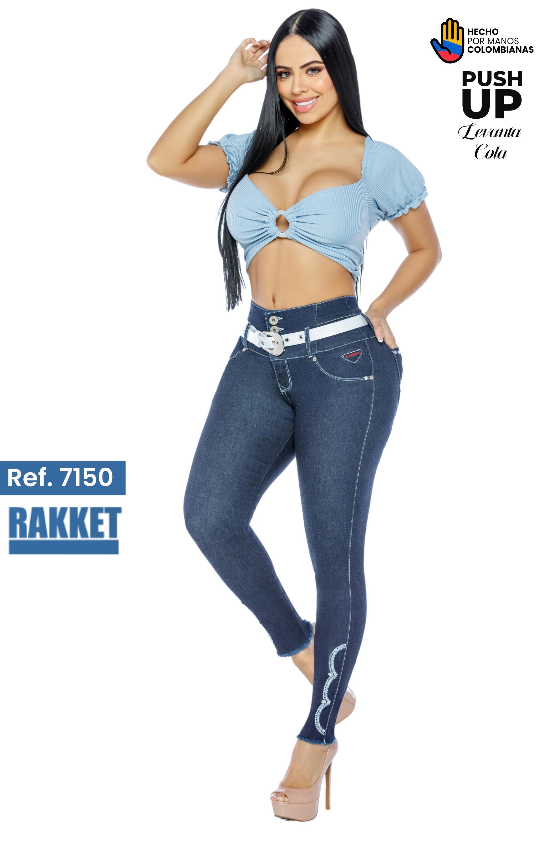 Ref. 006 -7150 Jean colombiano levantacola - Ropa Colombiana