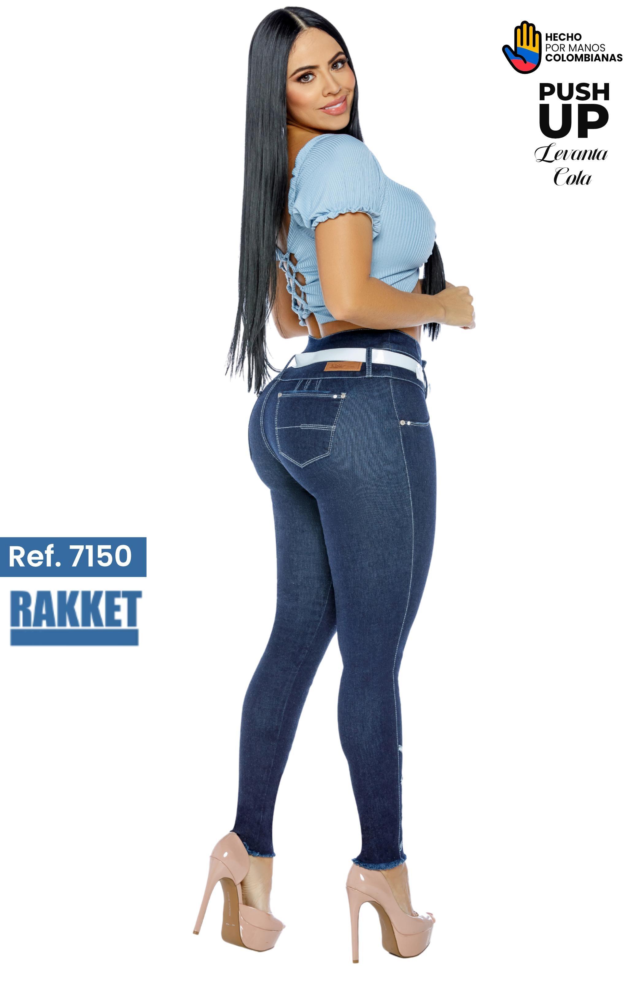 Ref. 006 -7150 Jean colombiano levantacola - Ropa Colombiana