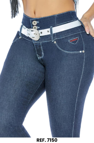 Ref. 006 -7150 Jean colombiano levantacola - Ropa Colombiana