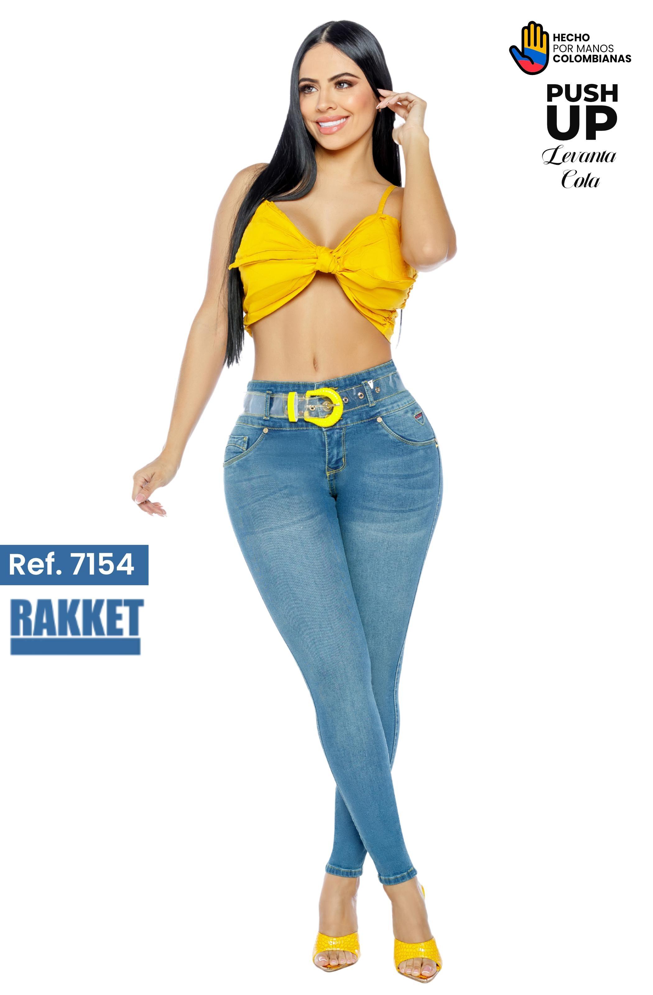 Ref. 006 -7154 Jean colombiano levantacola - Ropa Colombiana