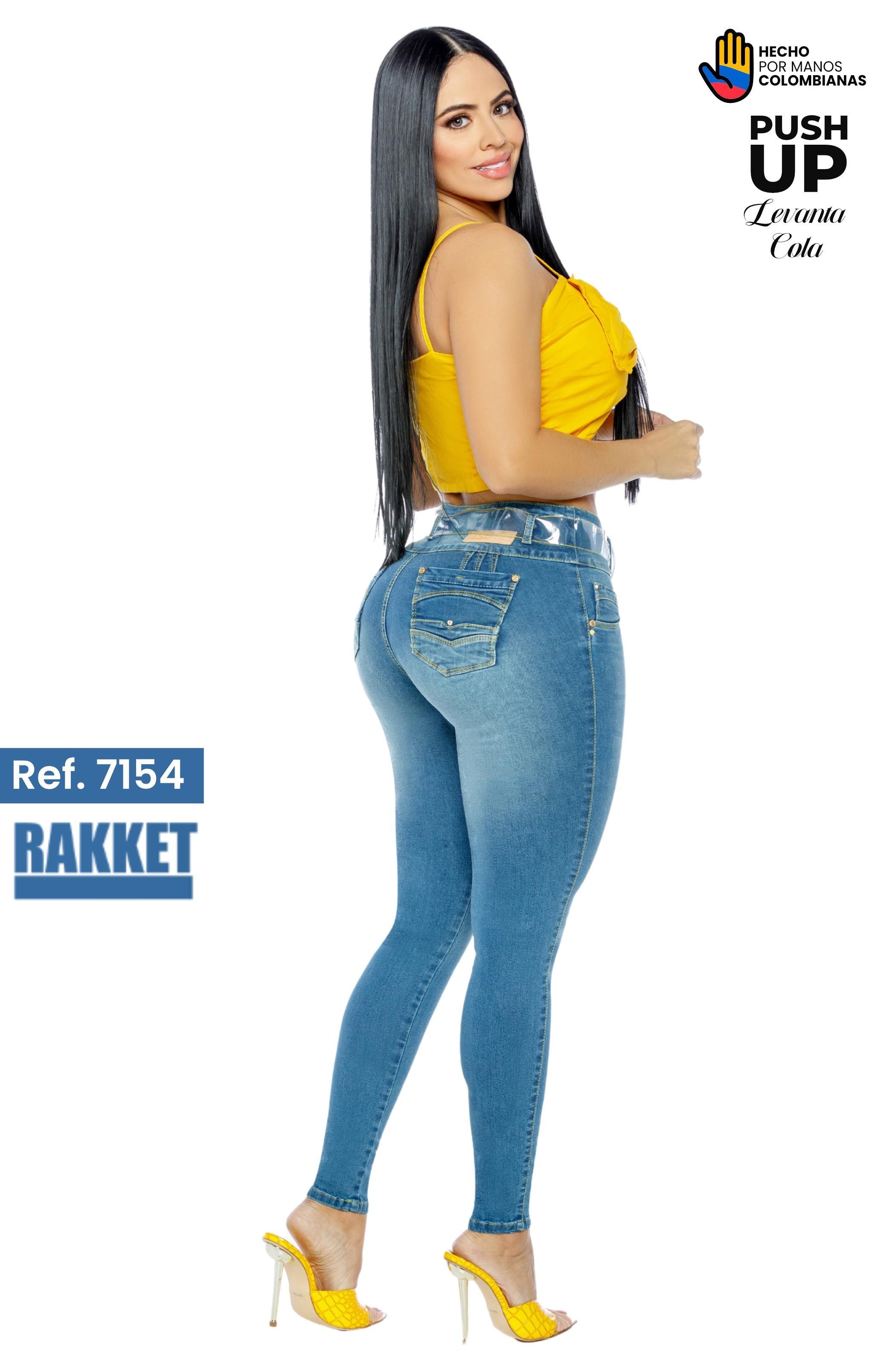 Ref. 006 -7154 Jean colombiano levantacola - Ropa Colombiana