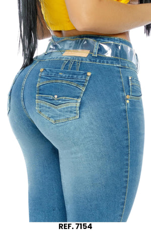 Ref. 006 -7154 Jean colombiano levantacola - Ropa Colombiana